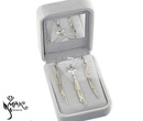 KPL774 biżuteria KOMPLET srebrny + pudełko z grawerem