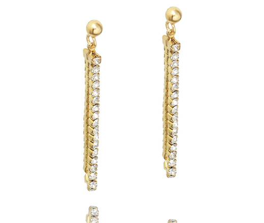 Komplet ślubnej biżuterii z cyrkoniami – naszyjnik, kolczyki, bransoletka 1816/9