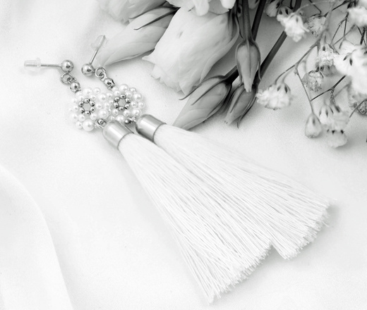 1516 kolczyki srebrne 925 z perełkami ślubne