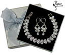 Kpl872 komplet ślubny, biżuteria ślubna z cyrkoniami b599/427  k599/239