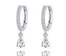 1064/31 Kolczyki srebrne 925 cyrkonie