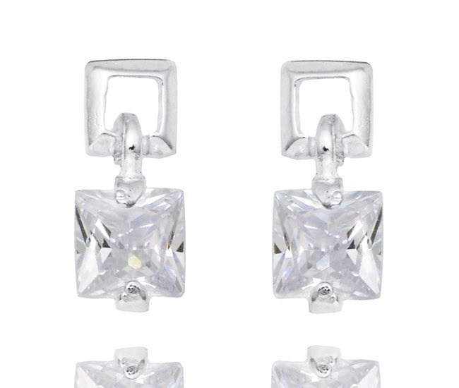 480/343  kolczyki srebrne 925 kwadraciki wiszące