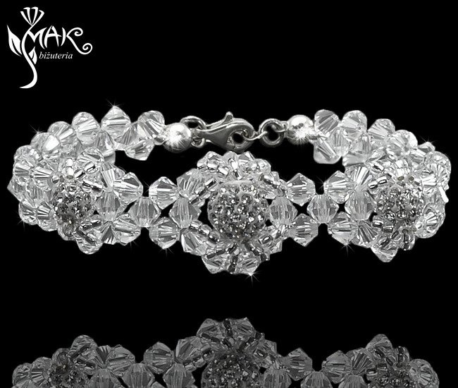 279 bransoletka z kryształów