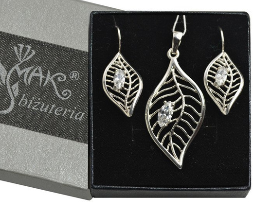 W480/18 WISIOREK SREBRNY Z CYRKONIĄ