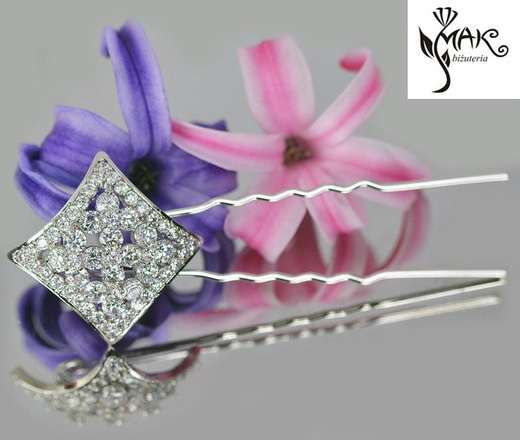 655/25 WSUWKA do włosów ekskluzywna cyrkonie