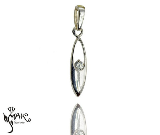 KOL480/16 KOLCZYKI SREBRNE Z CYRKONIĄ