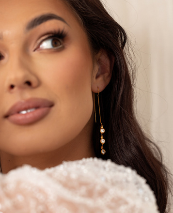 1670 kolczyki srebro 925 z cyrkoniami