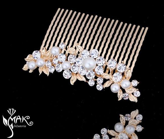 S656/27  WSUWKA , spinka, ozdoba do włosów na ślub