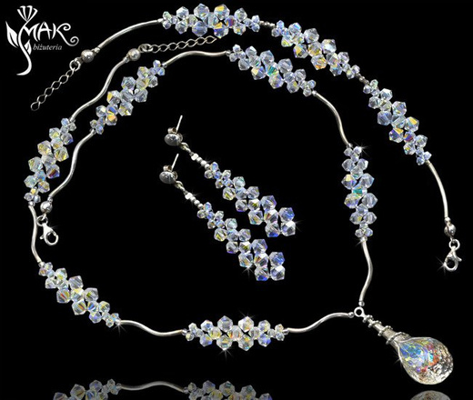 NK263 NASZYJNIK Z KRYSZTAŁÓW SWAROVSKI ELEMENTS