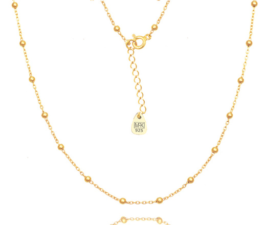 1238 komplet srebrny 925 kuleczki pozłacany