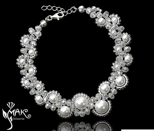 424 crystal biżuteria ślubna komplet