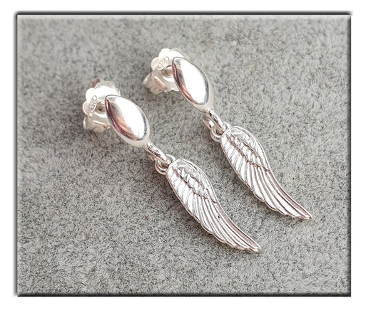 1290 bransoletka srebrna 925 skrzydła anioła