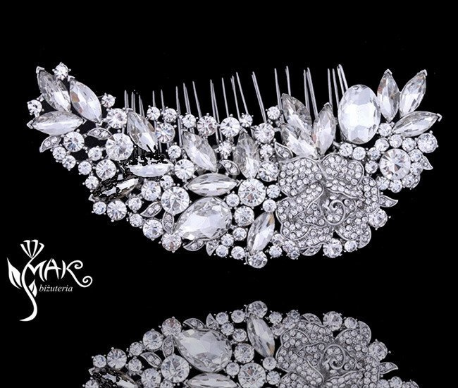 S656/19  WSUWKA , spinka, ozdoba do włosów na ślub