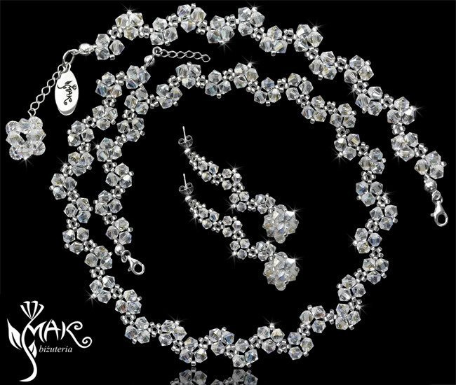 162 komplet biżuteria ślubna