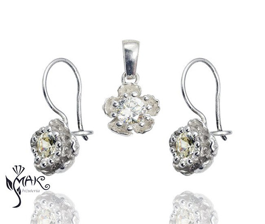 W 480/7 WISIOREK SREBRNY Z CYRKONIĄ