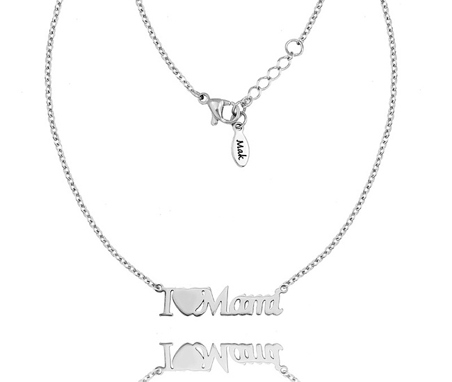 1645/2 naszyjnik dla mamy z napisem delikatny