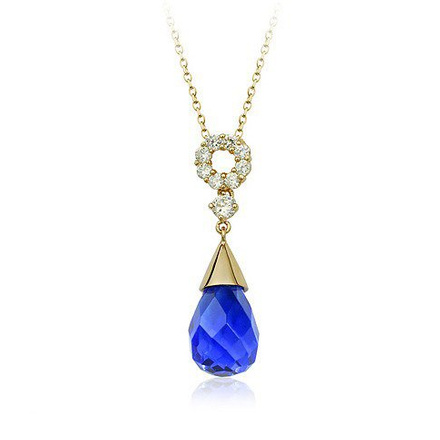 Nk 599/46 NASZYJNIK różowe złoto crystal SWAROVSKI® ELEMENTS