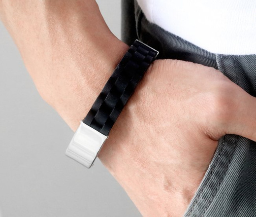 599/1008 bransoletka męska stalowa personalizowana szeroka grawer