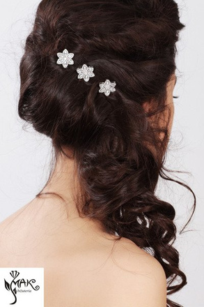 655/24 WSUWKA do włosów ekskluzywna cyrkonie