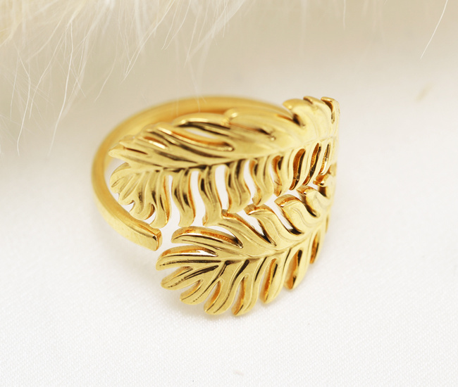 Pierscionek z piórkiem regulowany 1811