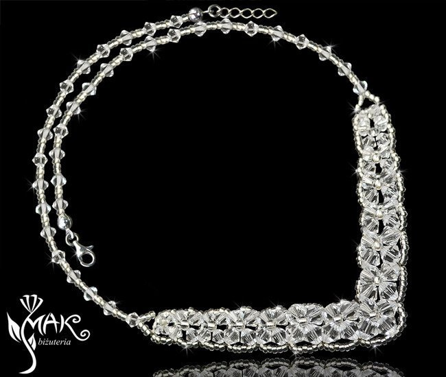 NK282 NASZYJNIK Z KRYSZTAŁÓW SWAROVSKI ELEMENTS