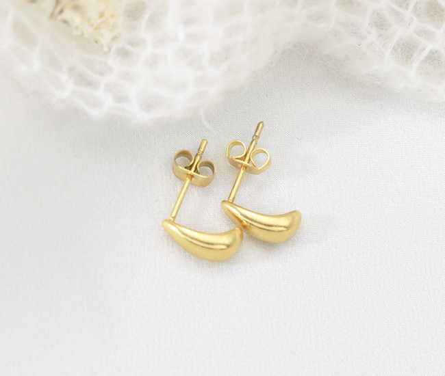 Kolczyki pozłacane krople 1775/3