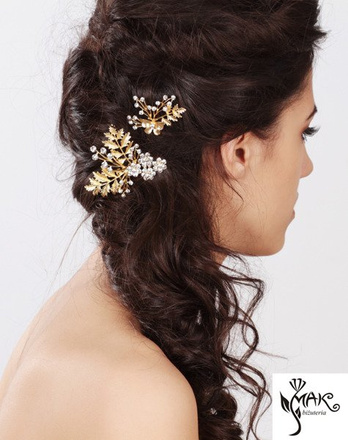 S656/14 DUŻA WSUWKA , spinka, ozdoba do włosów na ślub