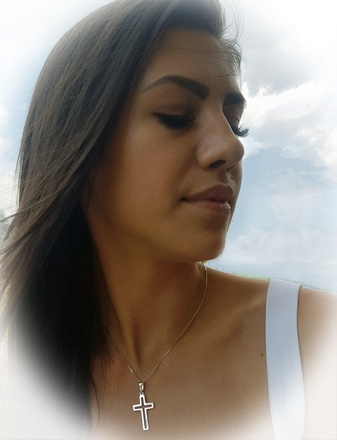 480/97 wisorek srebrny 925 krzyż