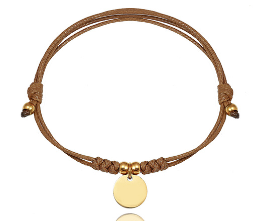 1638/4 bransoletka stalowa dla pary z grawerem na sznureczku