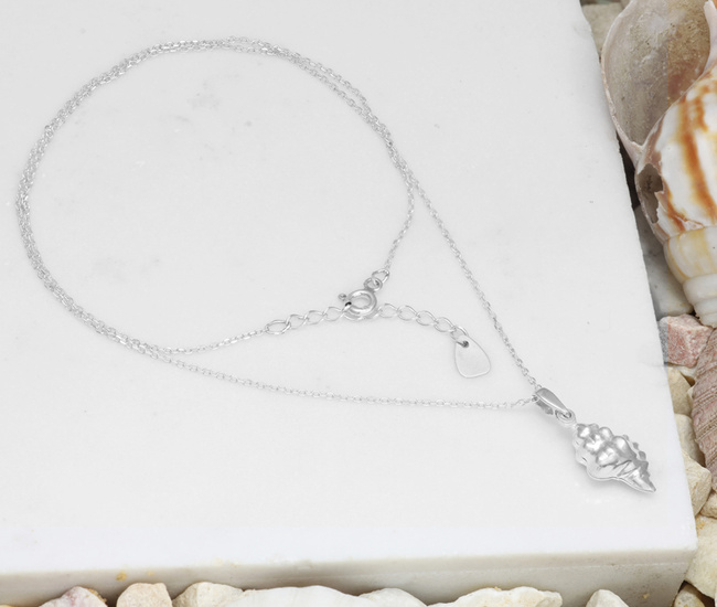 Naszyjnik srebrny 925 muszelka 1845/2