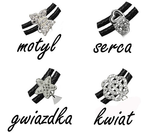 BR773 BRANSOLETKA Z GRAWEREM, srebro Swarovki Elements