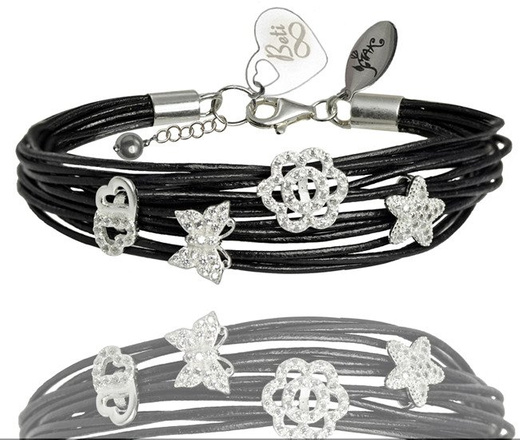 BR484 BRANSOLETKA z grawerem, BRANSOLETKA SKÓRZANA