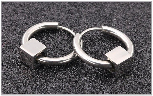 Kol 599/862 KOLCZYKI koła, stal szlachetna. zapięcie zamknięte