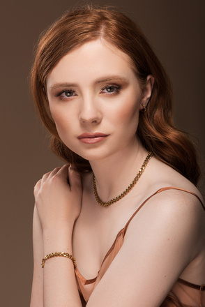 1326/10 bransoletka złota stal gruby łańcuszek