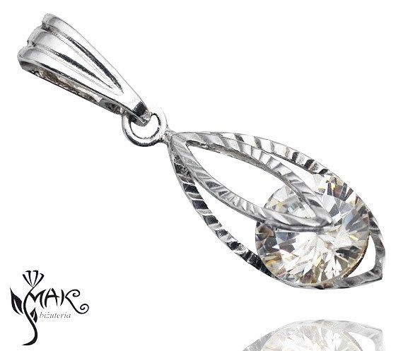 W480/3 WISIOREK Z CYRKONIĄ SREBRNY