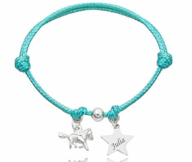 1247 bransoletka personalizowana gwiazdka i konik