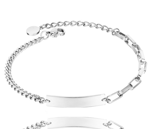 599/1039 bransoletka stalowa personalizowana uniwersalny wzór