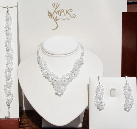 NK 261 NASZYJNIK Z KRYSZTAŁÓW SWAROVSKI ELEMENTS