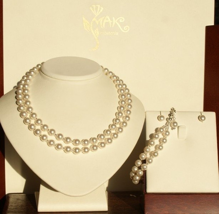 KPL 221 BIAŁE PERŁY KOMPLET