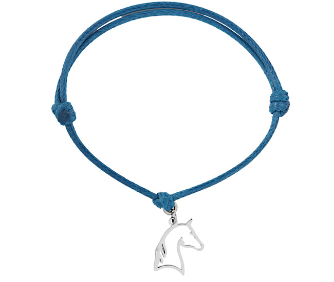 1717/17 bransoletka na sznurku z konikiem