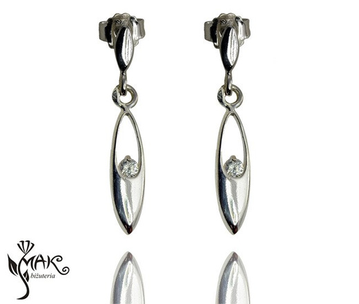 KPL480/16 KOMPLET SREBRNY Z CYRKONIAMI