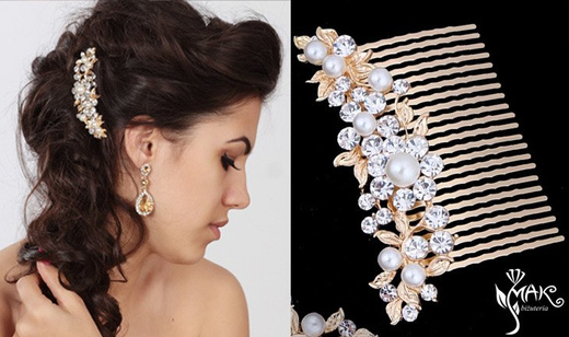 S656/27 WSUWKA , spinka, ozdoba do włosów na ślub