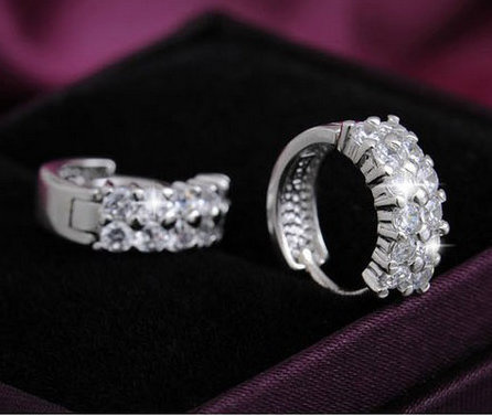 Kol 599/1058 KOLCZYKI z cyrkoniami crystal