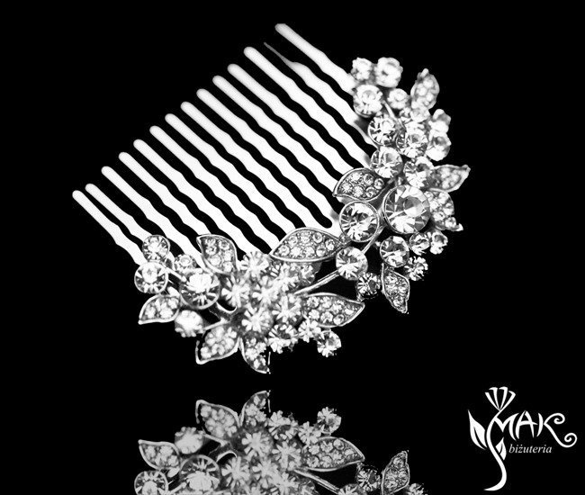 S656/15  WSUWKA , spinka, ozdoba do włosów na ślub