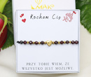 Upominek na Walentynki zestaw bransoletka, pudełko z dedykacją 1897/5