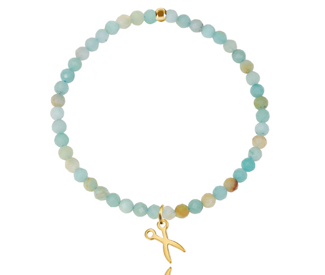 1728/19 bransoletka damska dla fryzjera nożyczki