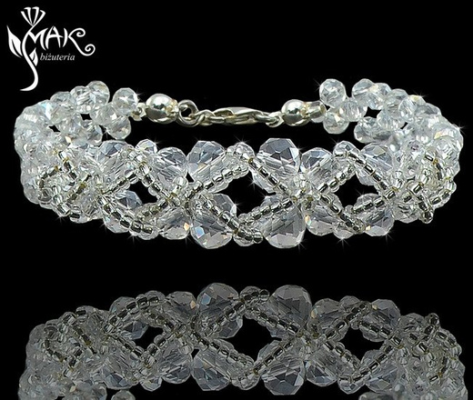 KOL423 PIĘKNE KOLCZYKI KRZYSZTAŁY CAB -ŚLUB