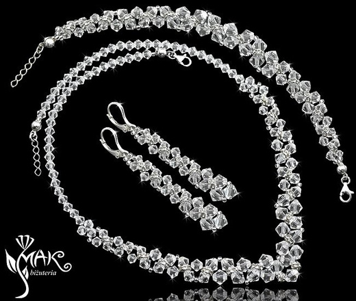 287crystal bransoletka biżuteria ślubna