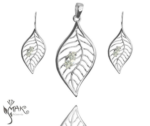 W480/18 WISIOREK SREBRNY Z CYRKONIĄ