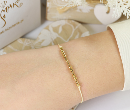 1730/1 bransoletka personalizowana alfabetem Morse'a "Nadzieja"